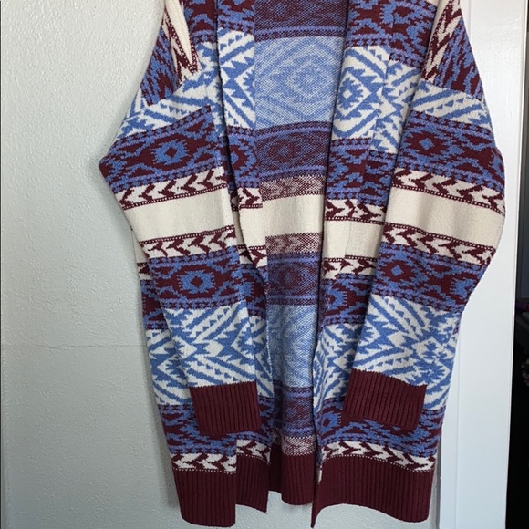 Forever 21 Aztec Purple Cardigan - Picture 7 of 11